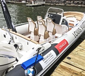 RIB boat by Hysucat with Louis Vuitton livery